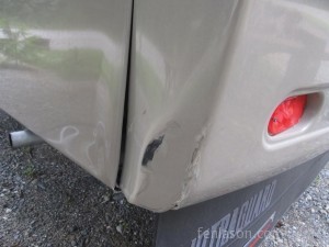 Our motor home damage