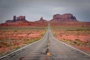 Approaching Monument Valley