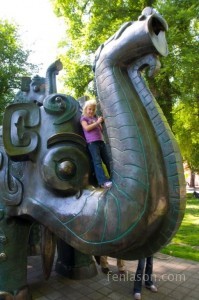 Alyssa in the park at Portland