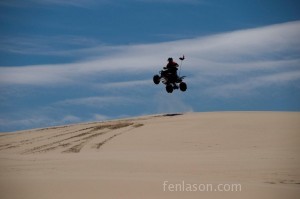 Jumping the dunes