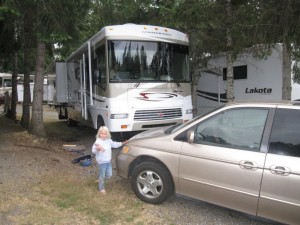 Our motorhome in the park