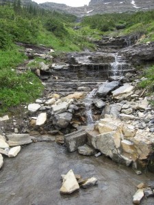 Waterfalls in Glacier National Park