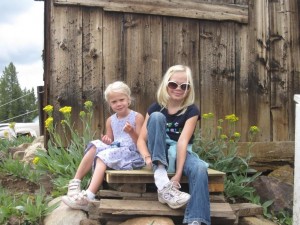 Alyssa and Carlye at the Matchless Mine