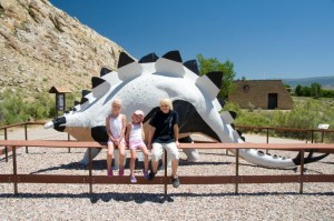 Dinosaur at Dinosaur National Monument Visitor's Center