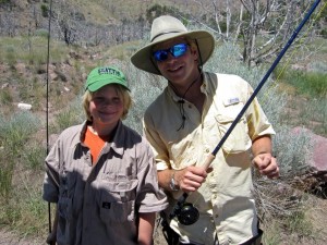Jordan & I flyfishing the Green River in Utah
