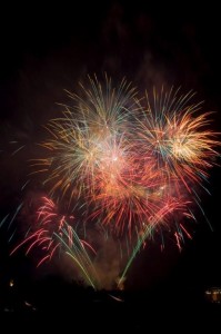 Fireworks in Bellevue Park
