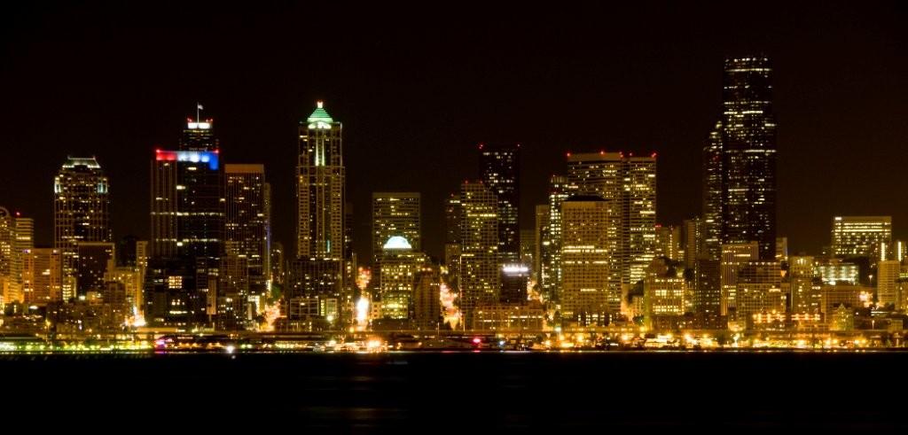 Seattle Night City Scape
