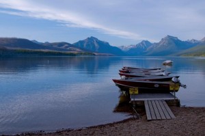 McDonald Lake in the late evening