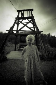 Alyssa at the Matchless Silver Mine in Leadville Colorado