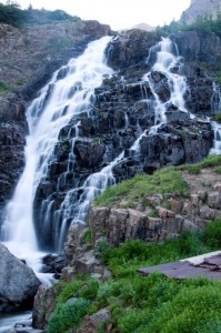 Waterfall in Yankee Boy Basin