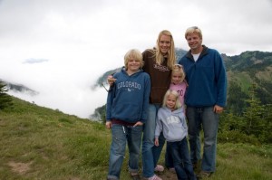 Hiking Olympic National Park on a cold day in July