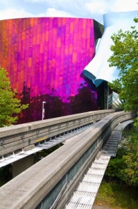 Monorail ride to Seattle Center