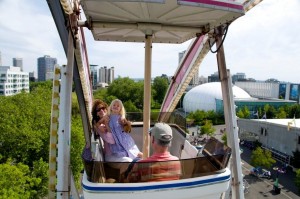 Ferris Wheel ride in Seattle Center