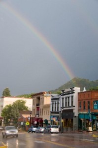 Rainbow at Manitou Springs Colorado 