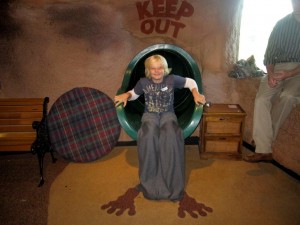 Jordan on the Focus on the Family three story indoor slide