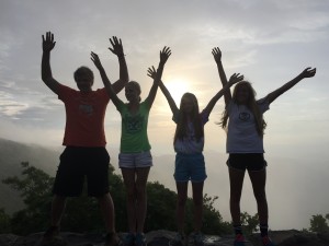 sunset hike w/ cousins